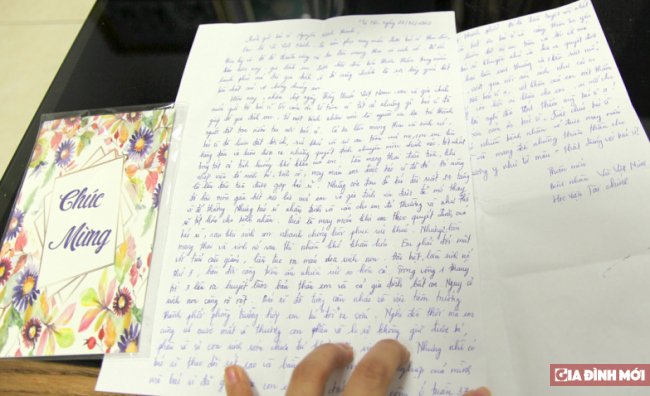   Bức thư đầy cảm động của sản phụ Vũ Việt Ninh gửi bác sĩ Thanh.  