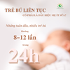 Trẻ bú liên tục có phải là dấu hiệu mẹ ít sữa?