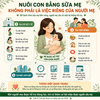 Nuôi con bằng sữa mẹ không phải là việc riêng của người mẹ