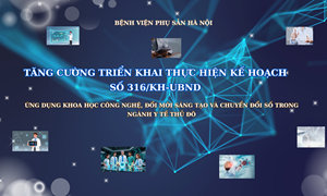 Bệnh viện Phụ Sản Hà Nội triển khai tuyên truyền, phổ biến nghị quyết về khoa học công nghệ, đổi mới sáng tạo và chuyển đổi số.
