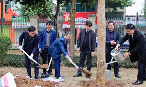 Sở Y tế Hà Nội phát động Tết trồng cây, đời đời nhớ ơn Bác Hồ
