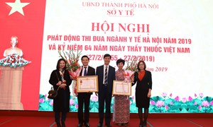 Ngành Y tế Hà Nội phát động phong trào thi đua năm 2019 và kỷ niệm 64 năm ngày Thầy thuốc Việt Nam