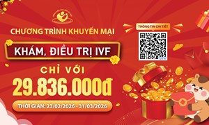 Đăng ký một lần – Giữ ưu đãi IVF cho cả năm 2026
