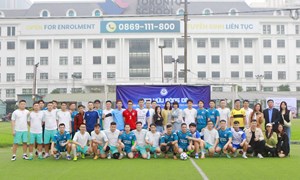 Giao lưu bóng đá chào mừng ngày thành lập Đoàn TNCS Hồ Chí Minh 26/3/2024
