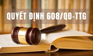 QĐ 608/QĐ-TTg ngày 15/3/2025 Ban hành Kế hoạch triển khai các nhiệm vụ, giải pháp về đẩy mạnh phân quyền, phân cấp theo quy định tại Luật Tổ chức Chính phủ và Luật Tổ chức chính quyền địa phương