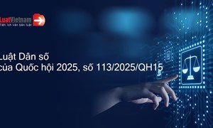 Luật Dân số - Luật số 113/2025/QH15