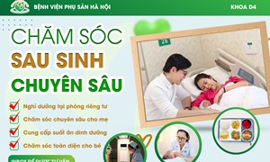 Bảng giá dịch vụ ở cữ - Chăm sóc chuyên sâu
