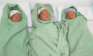 Ca sinh 3 khó tin tại Bệnh viện Phụ Sản Hà Nội