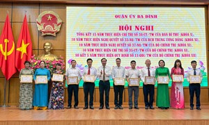 Đảng bộ Bệnh viện Phụ Sản Hà Nội được khen thưởng là tập thể có thành tích trong 15 năm thực hiện Chỉ thị số 38-CT/TW