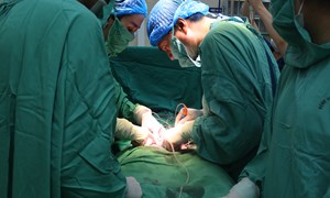 Bảo tồn tử cung sau mổ bóc nhân xơ kích thước to tại khoa Phụ Nội tiết