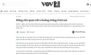 Đừng chủ quan với u buồng trứng ở trẻ em