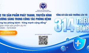 Thể lệ Cuộc thi sản phẩm phát thanh, truyền hình về gương sáng trong công tác phòng bệnh năm 2026