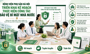 BỆNH VIỆN PHỤ SẢN HÀ NỘI TRIỂN KHAI KẾ HOẠCH THỰC HIỆN CÔNG TÁC BẢO VỆ BÍ MẬT NHÀ NƯỚC