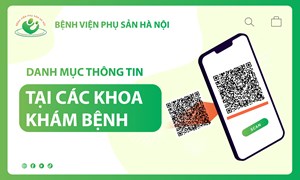 DANH MỤC THÔNG TIN TẠI CÁC KHOA KHÁM BỆNH