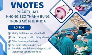 VNOTES – phẫu thuật ít xâm lấn không đường rạch trên thành bụng