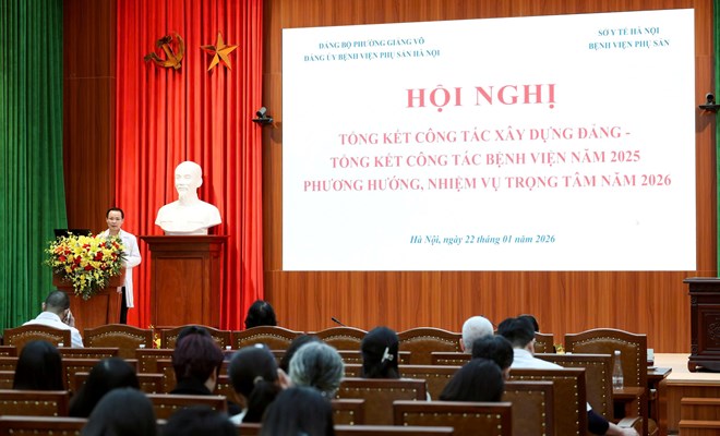 Bệnh viện Phụ Sản Hà Nội tổ chức Hội nghị tổng kết công tác xây dựng Đảng, tổng kết công tác bệnh viện năm 2025