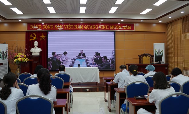 Hội nghị giao ban trực tuyến tăng cường công tác cấp cứu ngoại viện