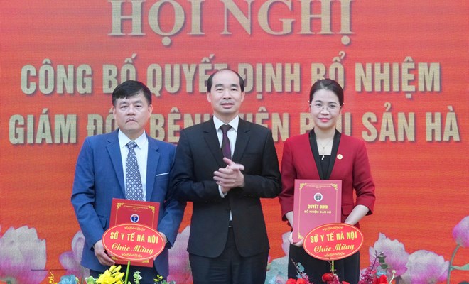 Bệnh viện Phụ Sản Hà Nội bổ nhiệm hai Phó Giám đốc mới 