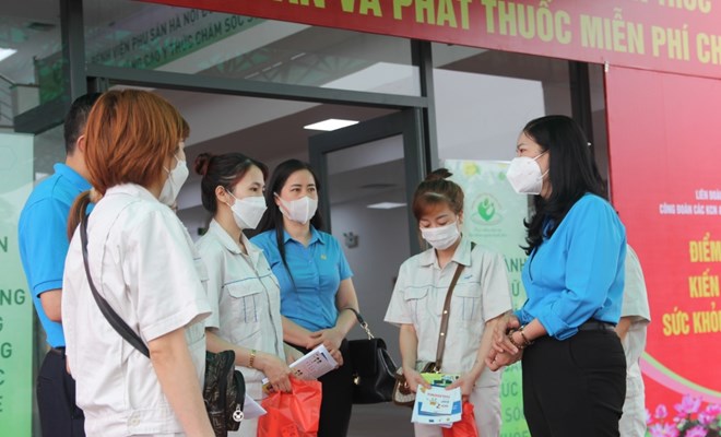 Bệnh viện Phụ sản Hà Nội đồng hành cùng công nhân lao động Thủ đô