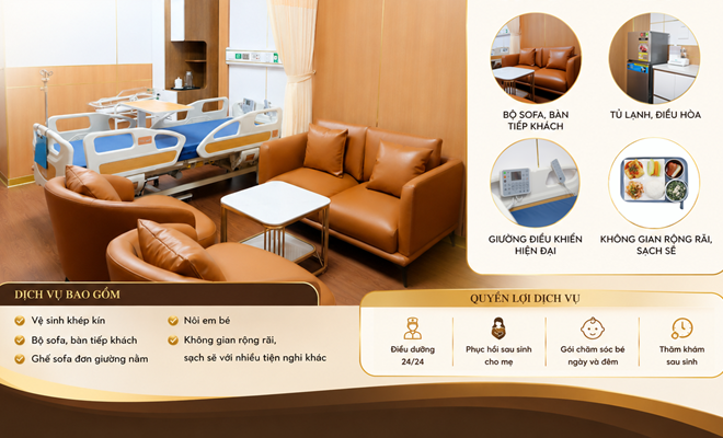 DỊCH VỤ SAU SINH TẠI KHU DỊCH VỤ - CHĂM SÓC TRỌN VẸN CHO MẸ VÀ BÉ 