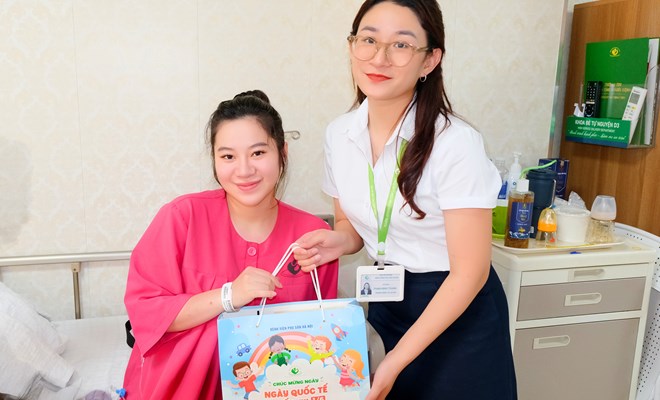 Lan toả yêu thương từ Bệnh viện Phụ sản Hà Nội nhân ngày quốc tế thiếu nhi 1/6