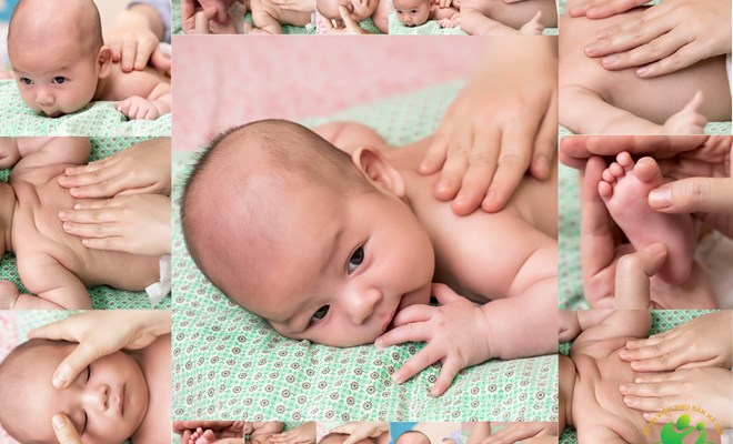 Những lợi ích tuyệt vời của massage đối với trẻ sơ sinh
