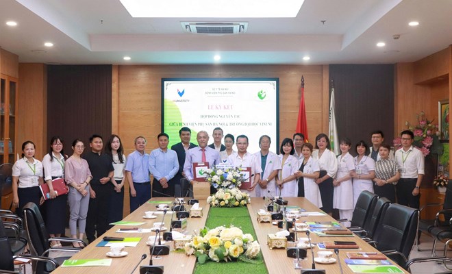 Bệnh viện Phụ Sản Hà Nội & trường đại học VinUni ký kết hợp tác đào tạo – nghiên cứu – phát triển nhân lực y tế