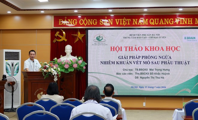 Hội thảo khoa học: “Giải pháp phòng ngừa nhiễm khuẩn vết mổ sau phẫu thuật” 