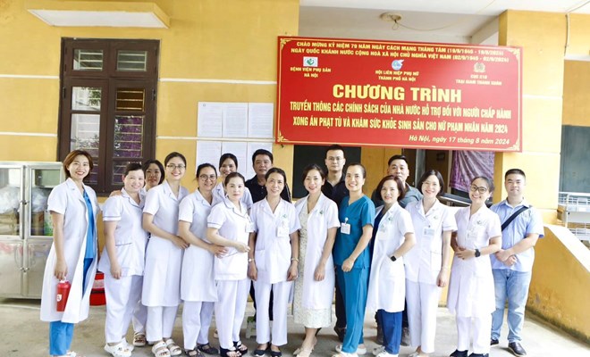 Chăm sóc sức khỏe sinh sản cho nữ phạm nhân: Hành động thiết thực vì cộng đồng