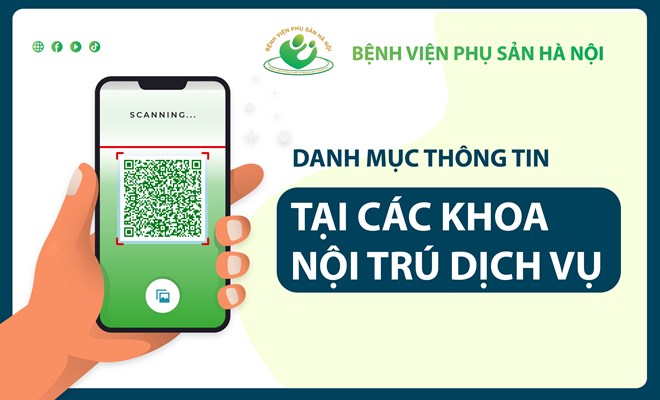 DANH MỤC THÔNG TIN TẠI CÁC KHOA NỘI TRÚ DỊCH VỤ