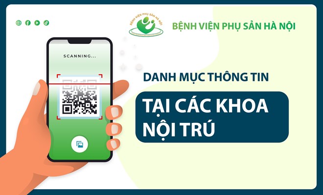 DANH MỤC THÔNG TIN TẠI CÁC KHOA NỘI TRÚ 