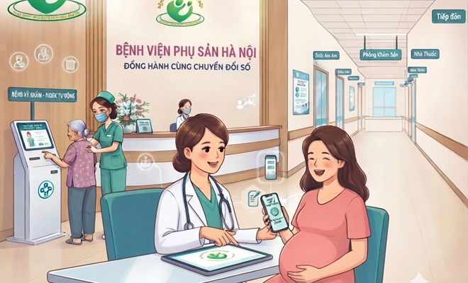 Bệnh viện Phụ Sản Hà Nội đồng hành cùng chuyển đổi số
