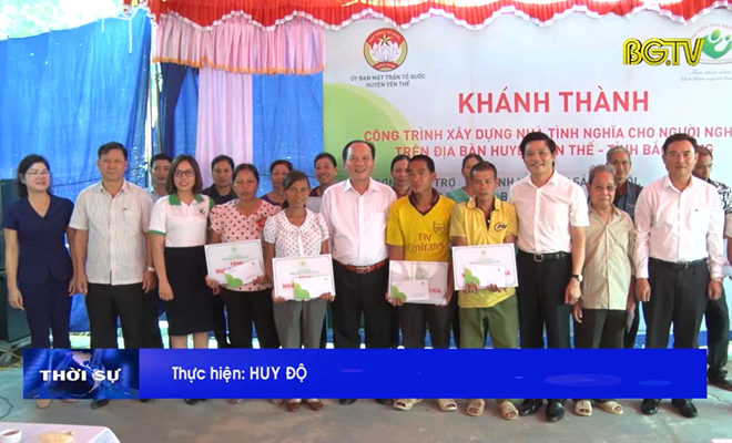 Bệnh viện Phụ Sản Hà Nội trao nhà tình nghĩa cho các hộ nghèo huyện Yên Thế - tỉnh Bắc Giang