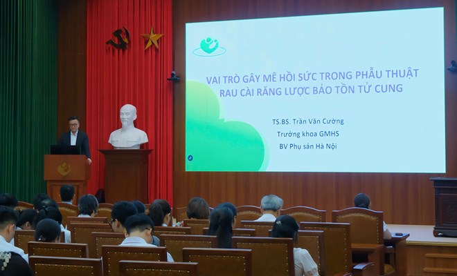 Bệnh viện Phụ Sản Hà Nội cập nhật thực hành gây mê hồi sức và quản lý đau trong sản khoa