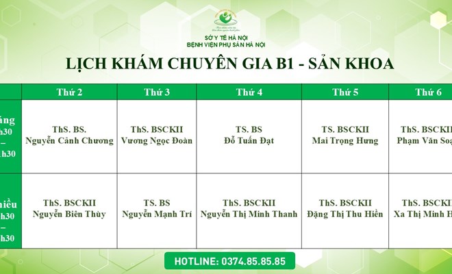 Bạn chưa biết: Chuyên gia khám Sản tại Khoa Khám Chuyên gia