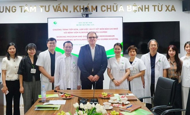 Bệnh viện Phụ Sản Hà Nội ký kết hợp tác với Bệnh viện St Georg Hospital, Cộng hòa Liên bang Đức