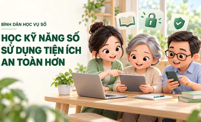Nâng cao kỹ năng số để chủ động sử dụng tiện ích trong chăm sóc sức khỏe