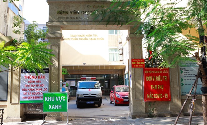 Cơ sở 2 của Bệnh viện Phụ Sản Hà Nội tiếp nhận điều trị cho thai phụ mắc Covid-19