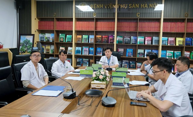 Bệnh viện Phụ Sản Hà Nội tổ chức hội chẩn tư vấn khám, chữa bệnh từ xa với nhiều ca bệnh sản khoa phức tạp