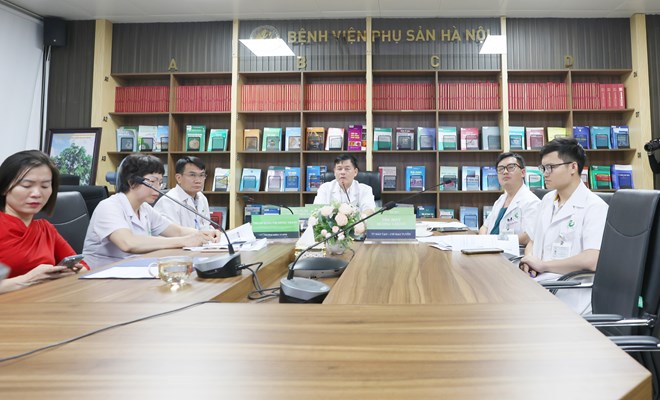 Bệnh viện Phụ Sản Hà Nội tổ chức Hội chẩn tư vấn khám chữa bệnh từ xa với 60 điểm cầu toàn quốc