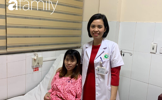 Em bé đầu tiên được can thiệp chữa bệnh từ trong bào thai chào đời thành công tại Bệnh viện Phụ sản Hà Nội