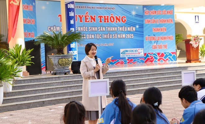 Bệnh viện Phụ Sản Hà Nội: Chung tay chăm sóc sức khỏe sinh sản cho thanh thiếu niên